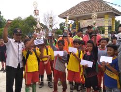 Turnamen Sepak Bola Mini KSB Kecamatan Semendawai Suku III, SDN 4 Taraman Juara