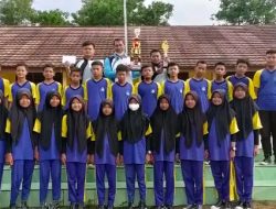 SMP Negeri 1 Semendawai Suku III Raih Juara 1 Lomba Baris Berbaris Se-SUMSEL